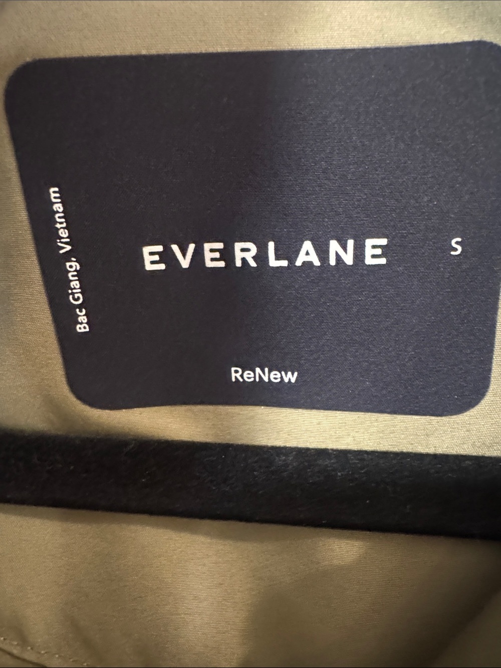 Everlane Olive Green Utility Jacket-Small - Picture 2 of 5